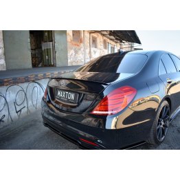 Накладка сплиттер на крышку багажника на Mercedes S W222 AMG-Line